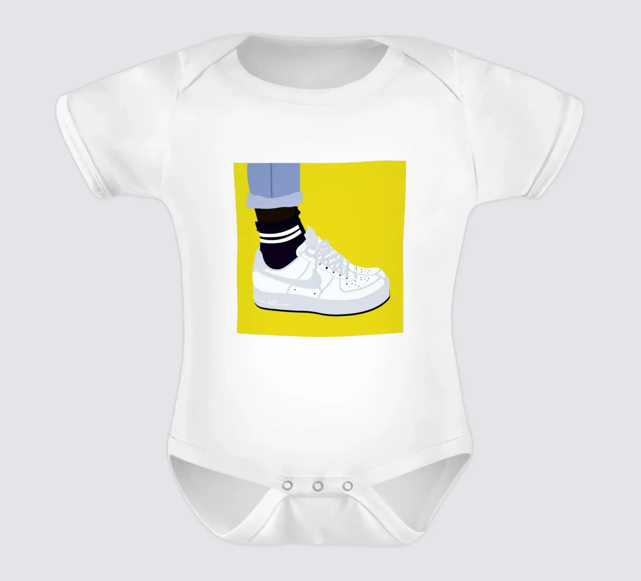 Force One body neonato maniche corte da Céleste Wallaert