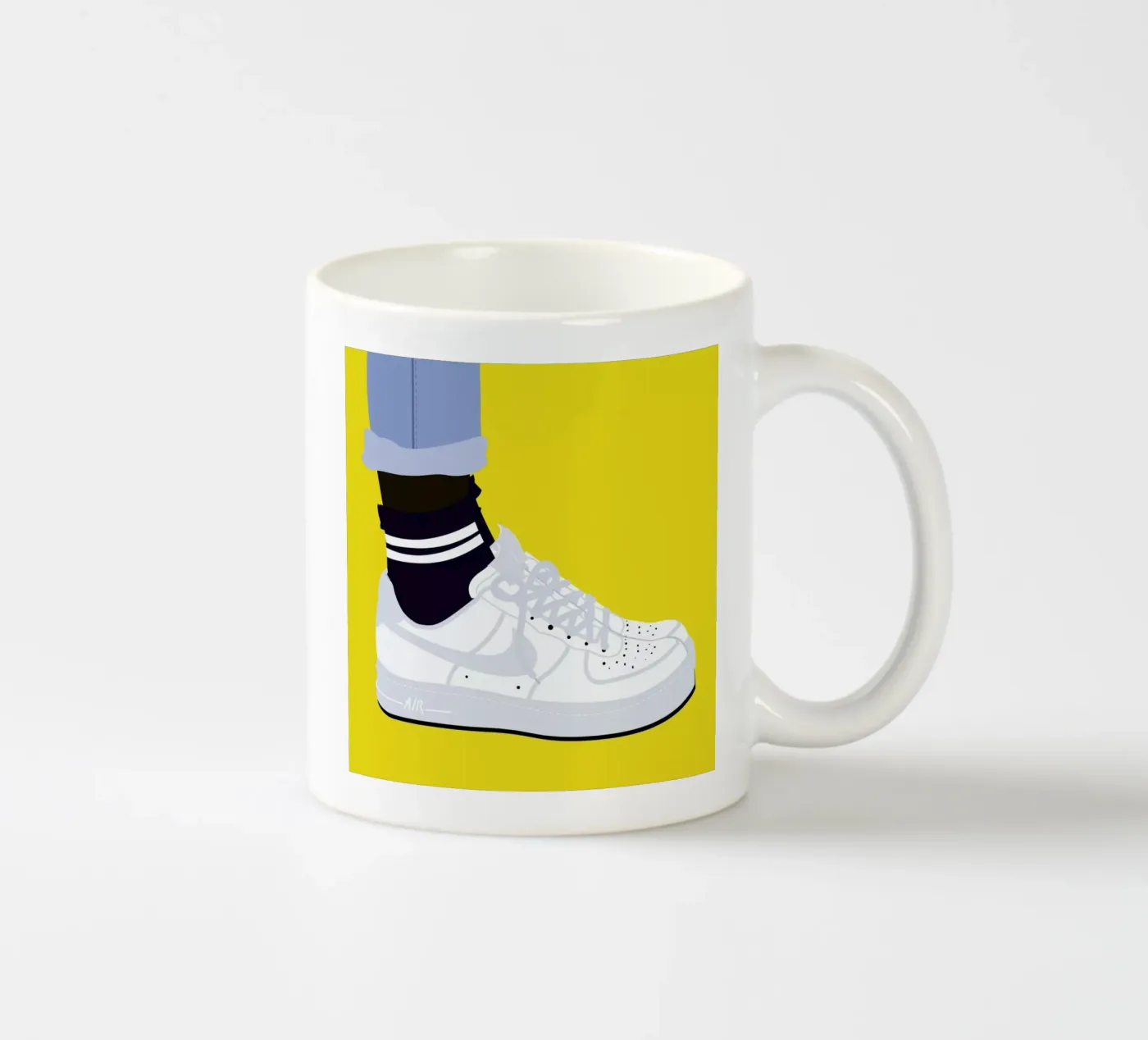 Force One ceramic mug by Céleste Wallaert