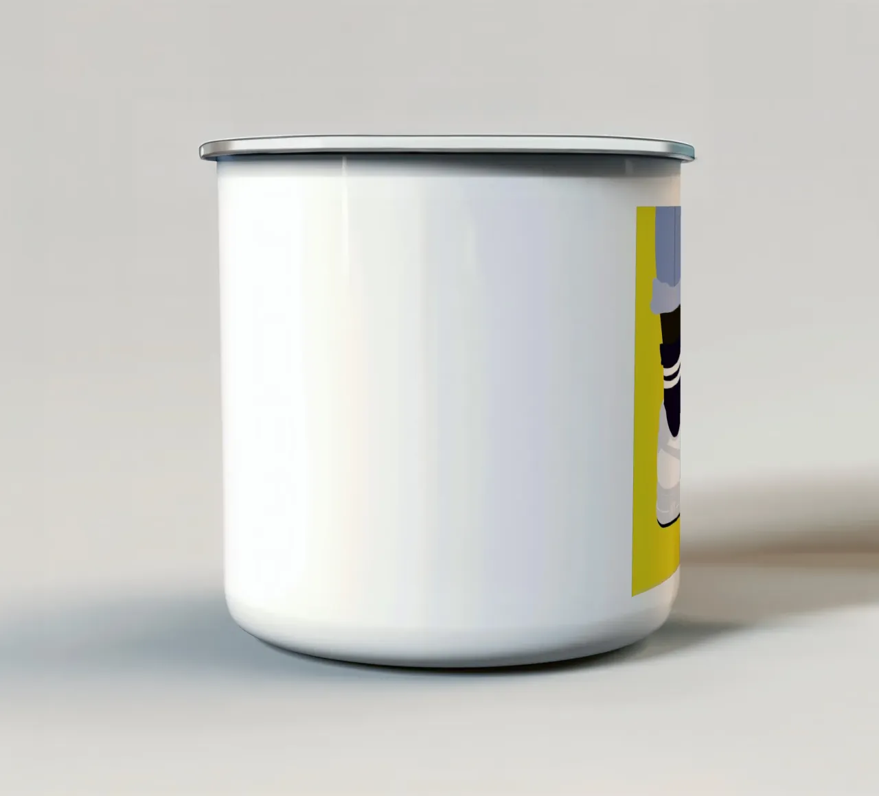 Force One tazza in smalto da Céleste Wallaert