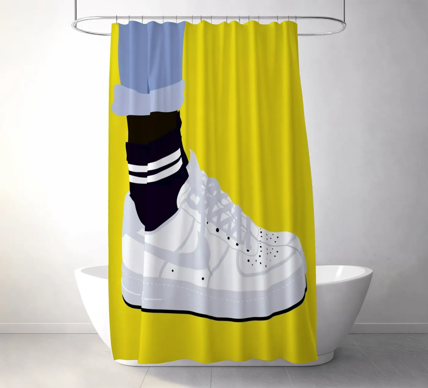 Force One Duschvorhang von Céleste Wallaert