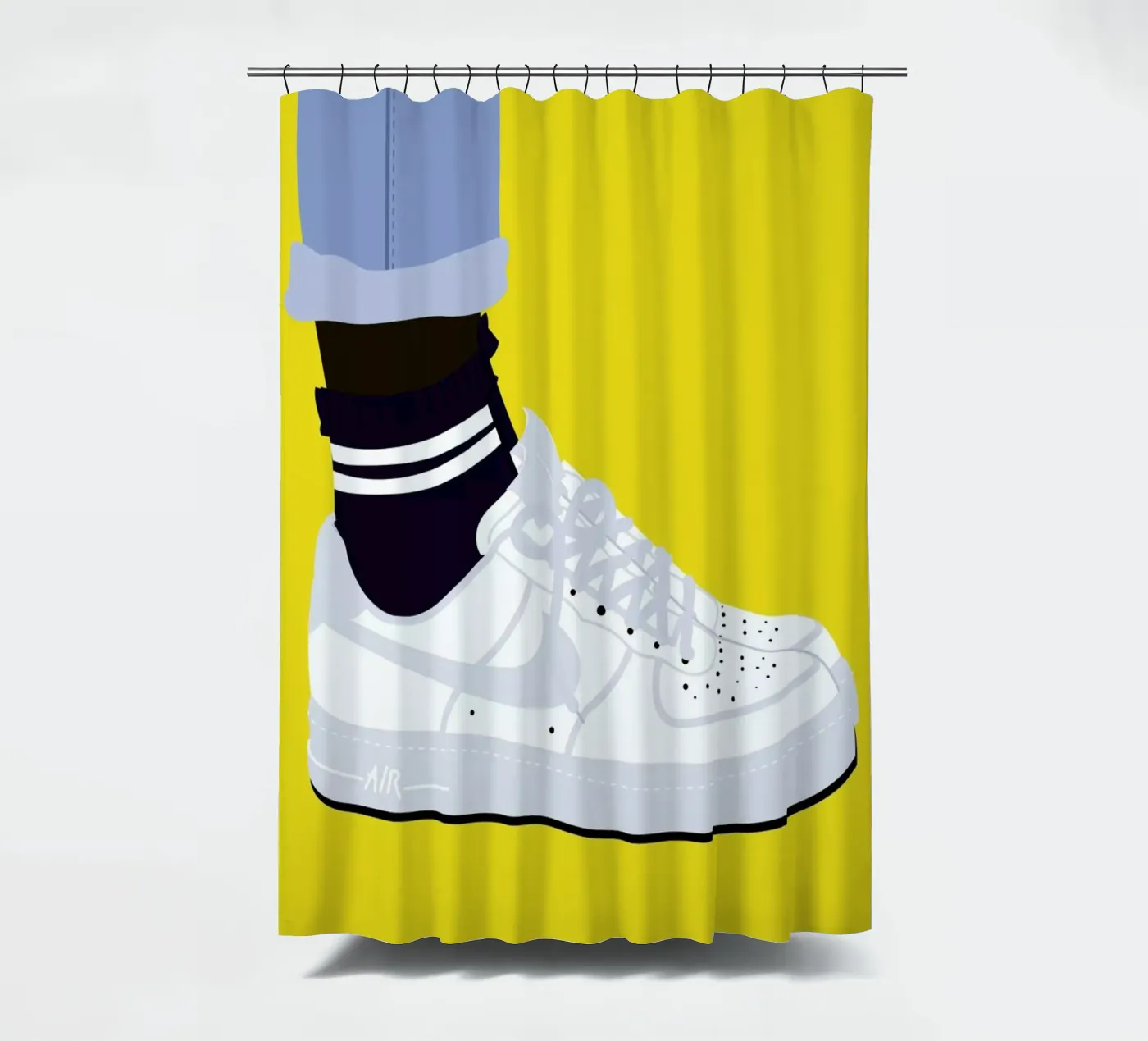 Force One Duschvorhang von Céleste Wallaert