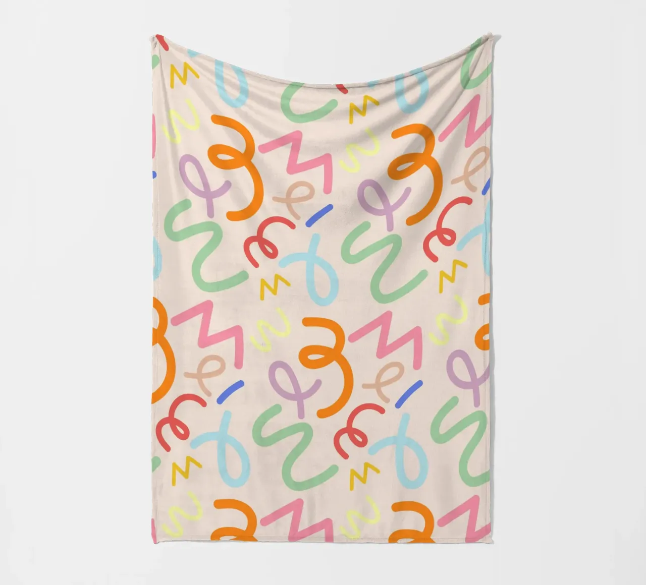 Scribbles fleece blanket by susanapaz