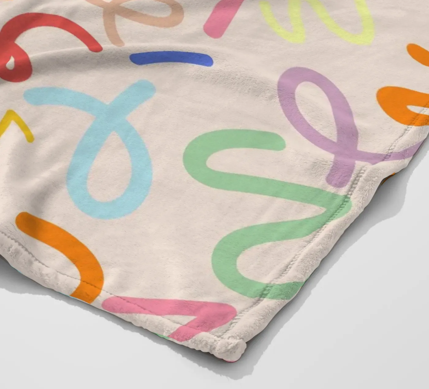 Scribbles plaid polaire de susanapaz