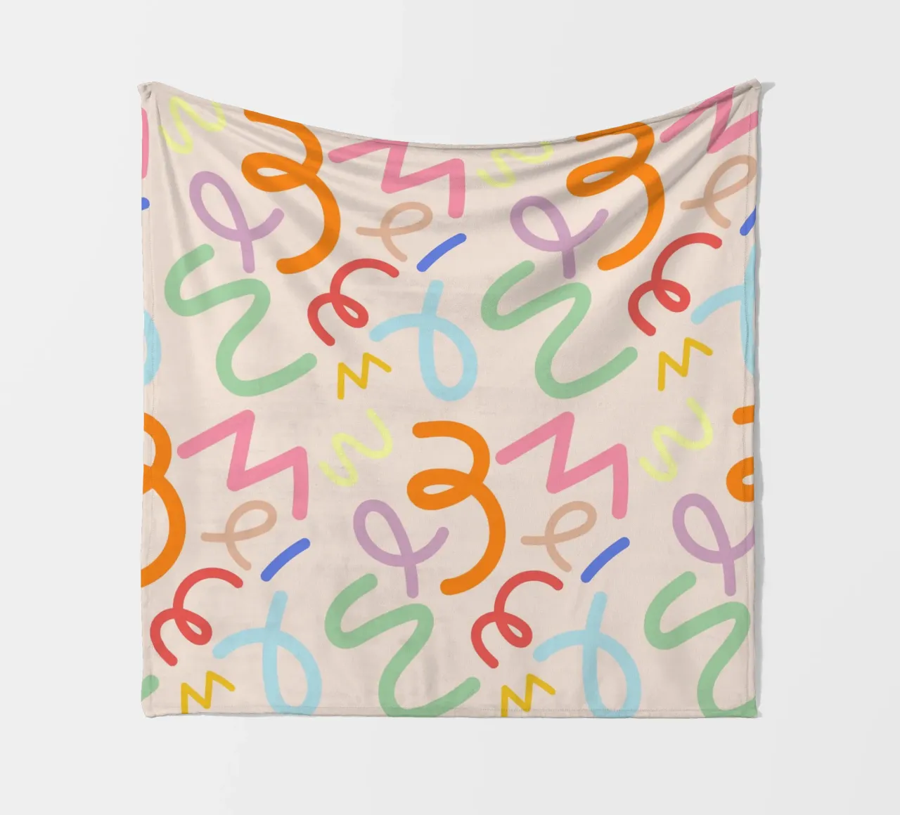 Scribbles fleece blanket by susanapaz