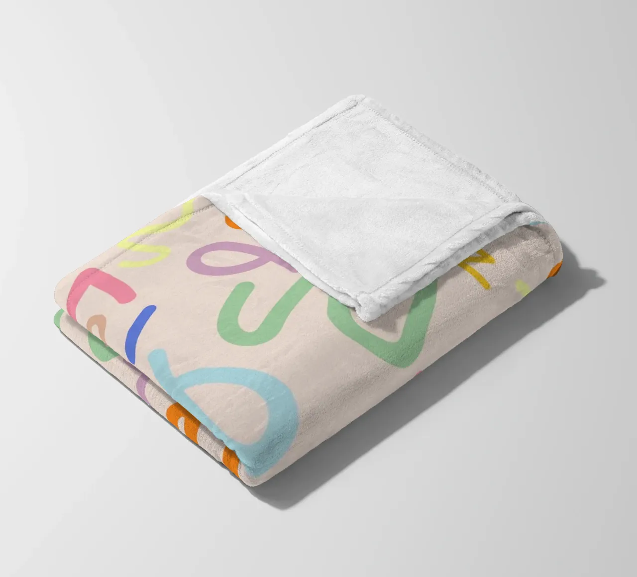 Scribbles fleece blanket by susanapaz