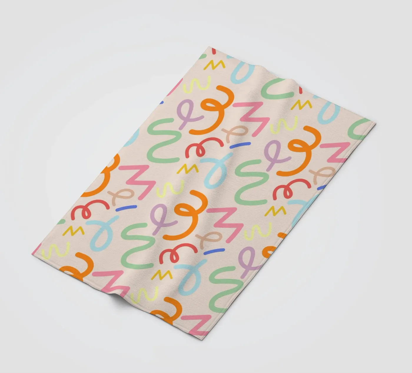 Scribbles plaid polaire de susanapaz