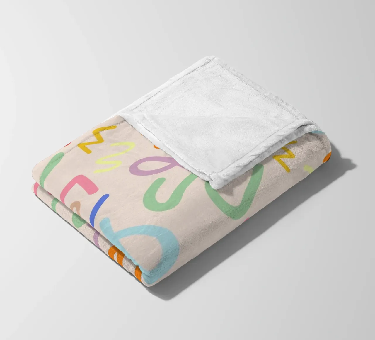 Scribbles fleece blanket by susanapaz