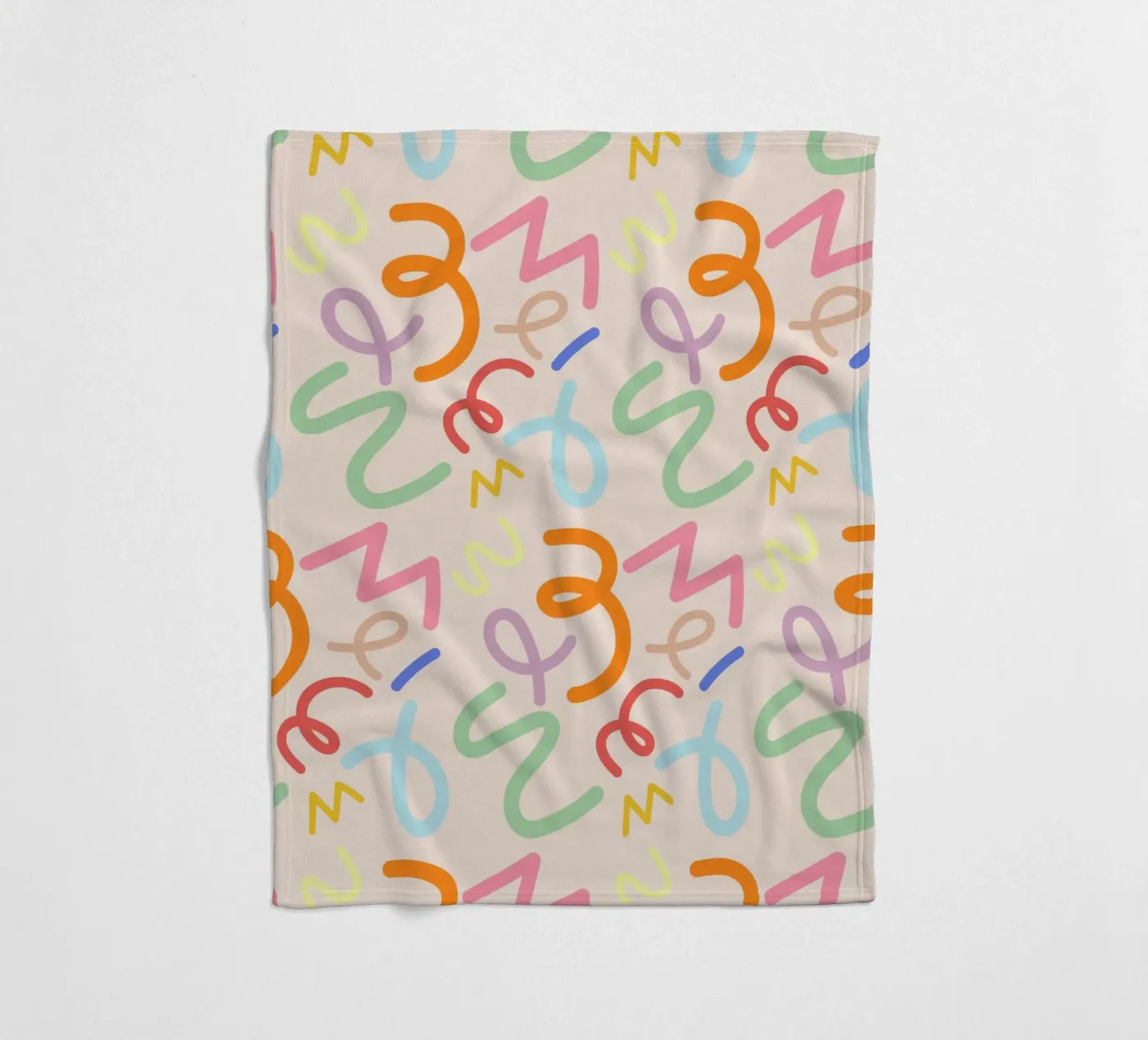 Scribbles plaid polaire de susanapaz