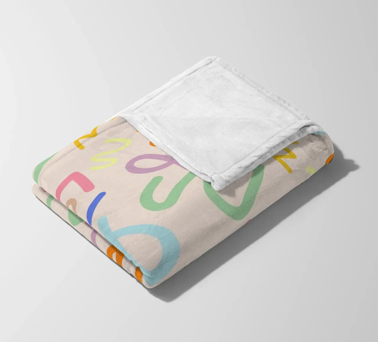 Scribbles fleece blanket by susanapaz