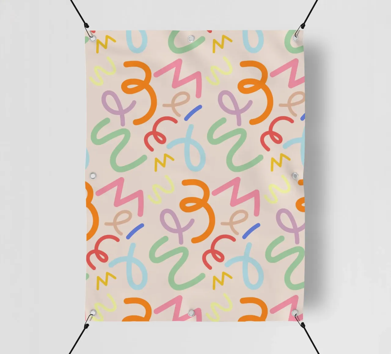 Scribbles telo in pvc da susanapaz