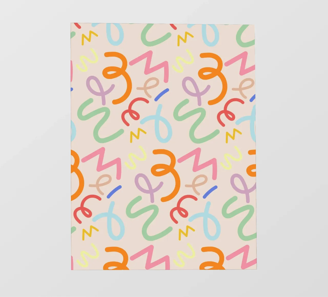 Scribbles telo in pvc da susanapaz