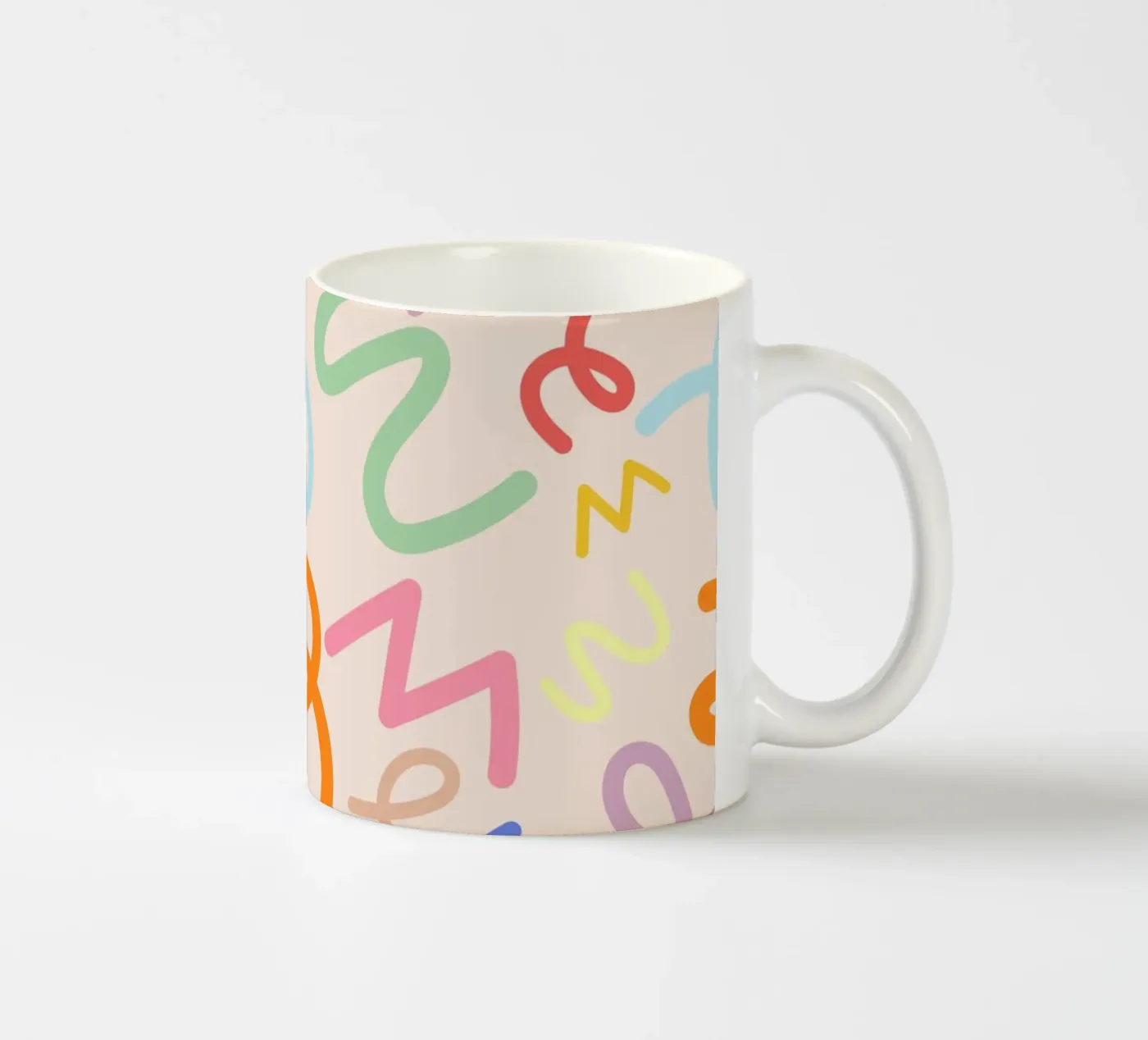 Scribbles ceramic mug by susanapaz