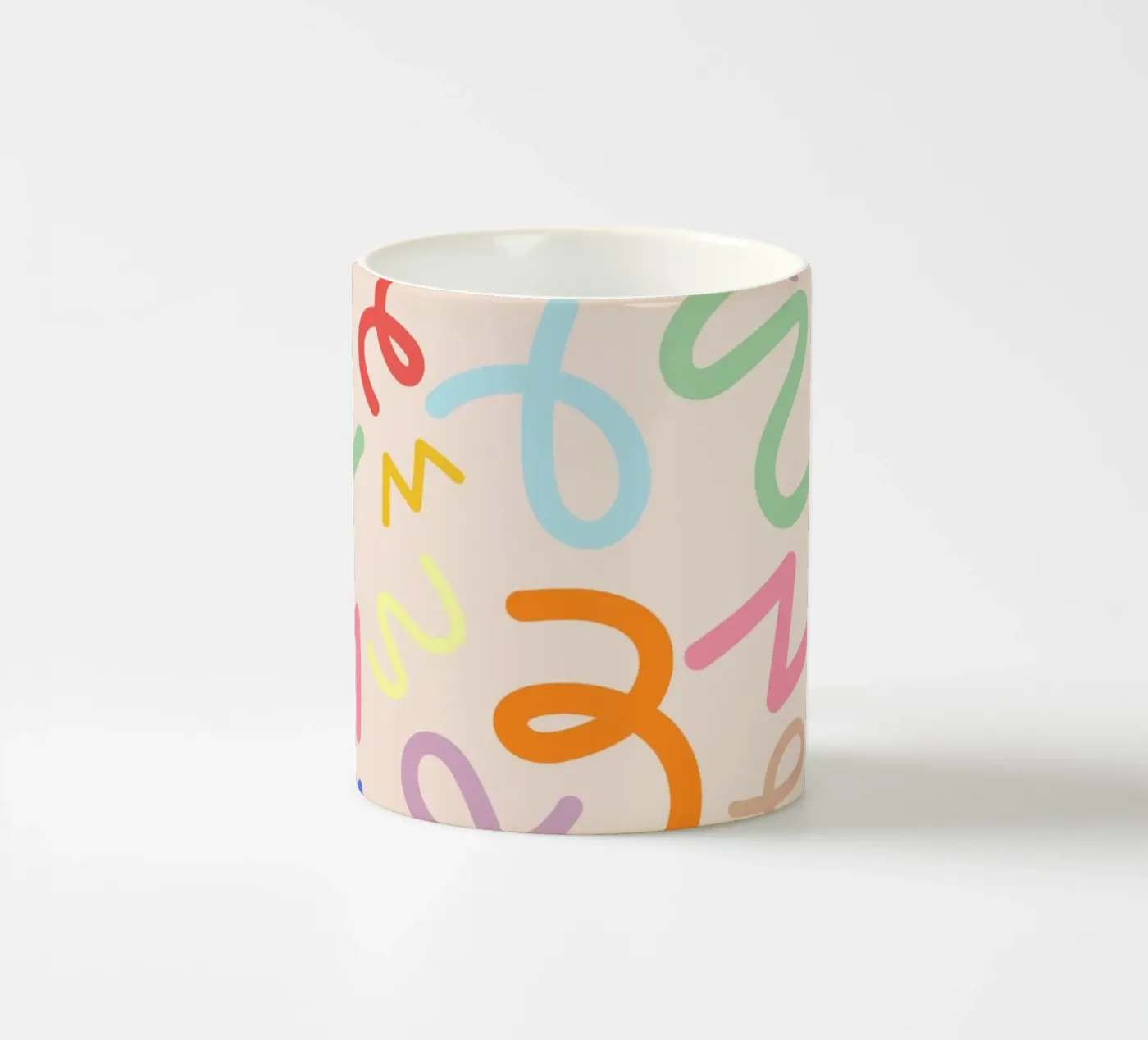 Scribbles ceramic mug by susanapaz