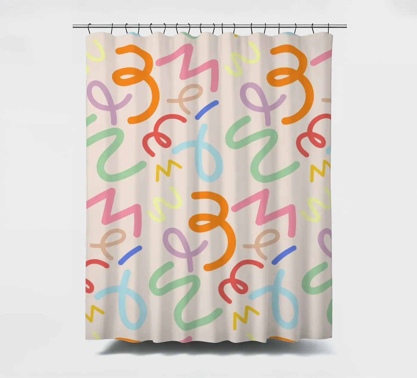 Scribbles douchegordijn van susanapaz