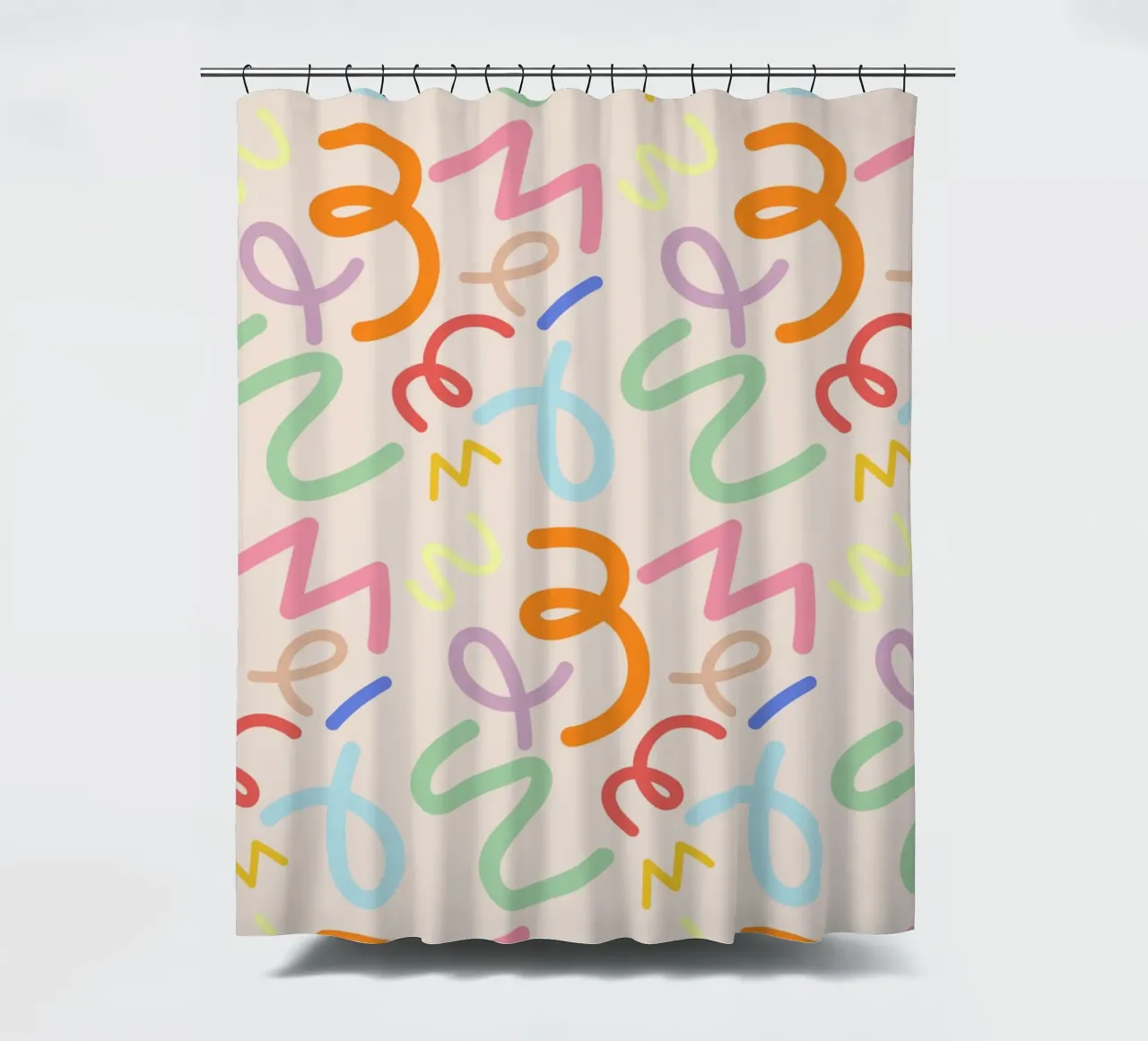 Scribbles Duschvorhang von susanapaz
