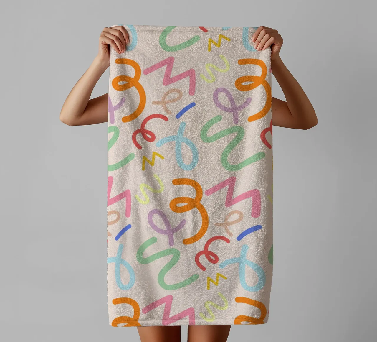 Scribbles badhanddoek van susanapaz