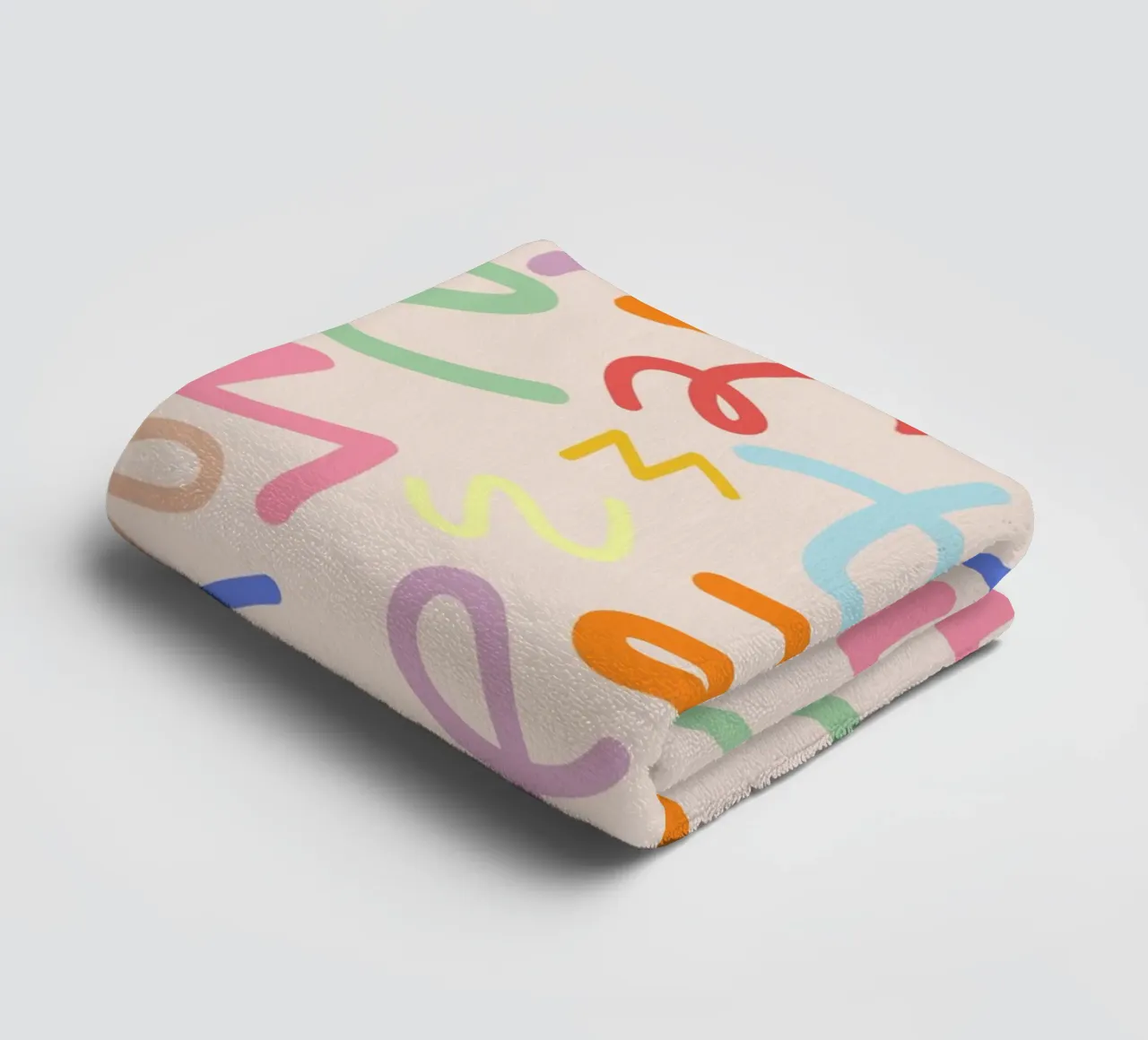 Scribbles badhanddoek van susanapaz