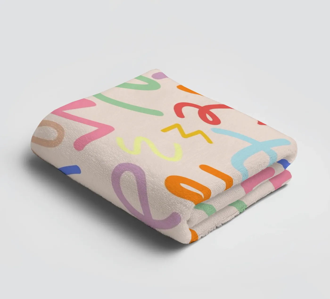 Scribbles towel by susanapaz