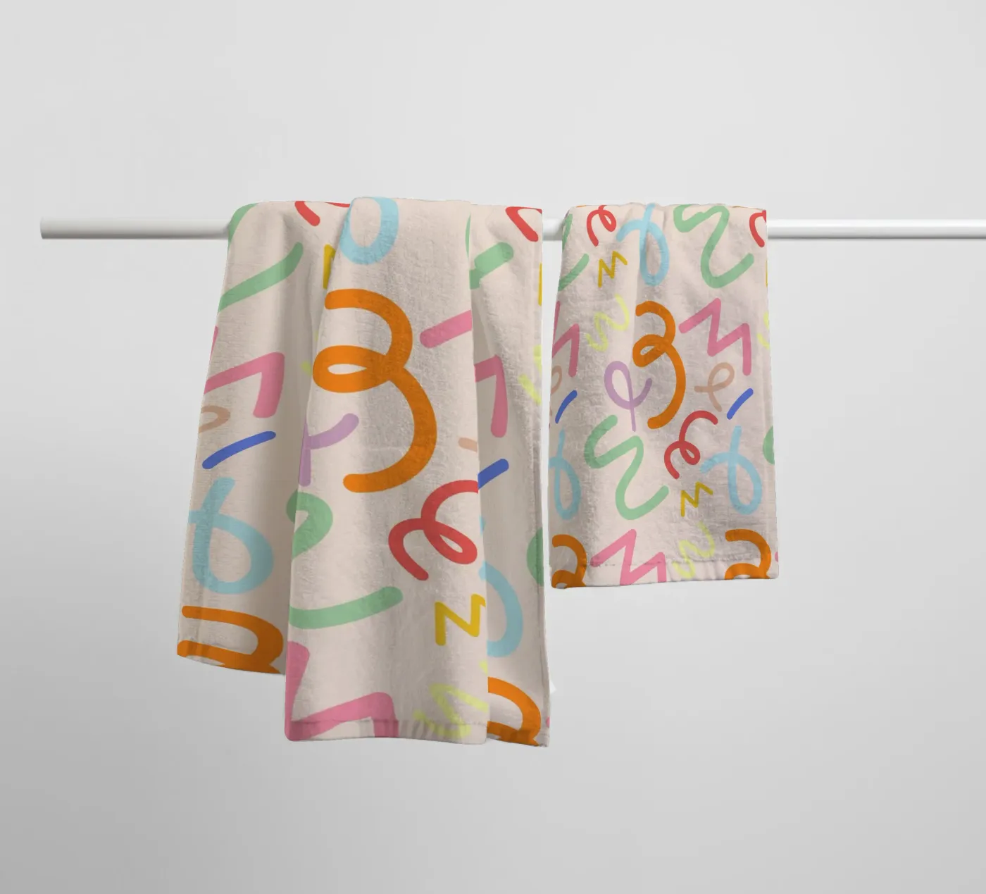 Scribbles asciugamano da bagno da susanapaz