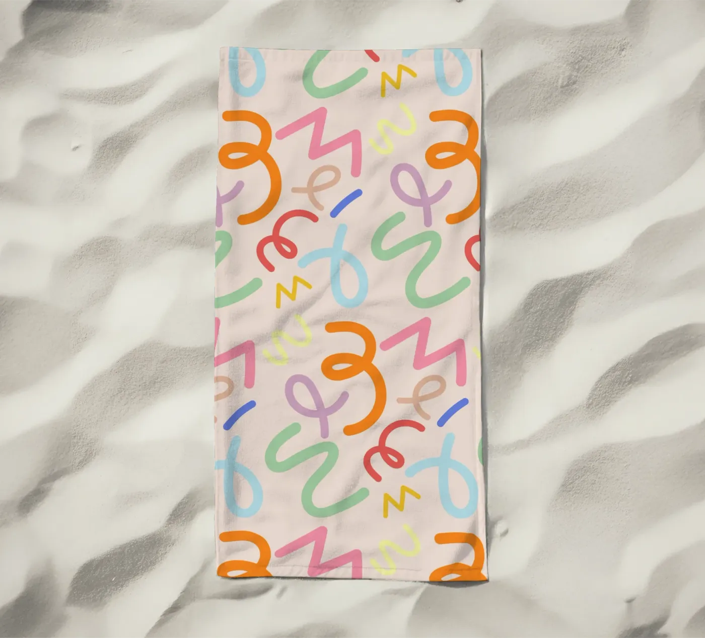 Scribbles Strandtuch von susanapaz
