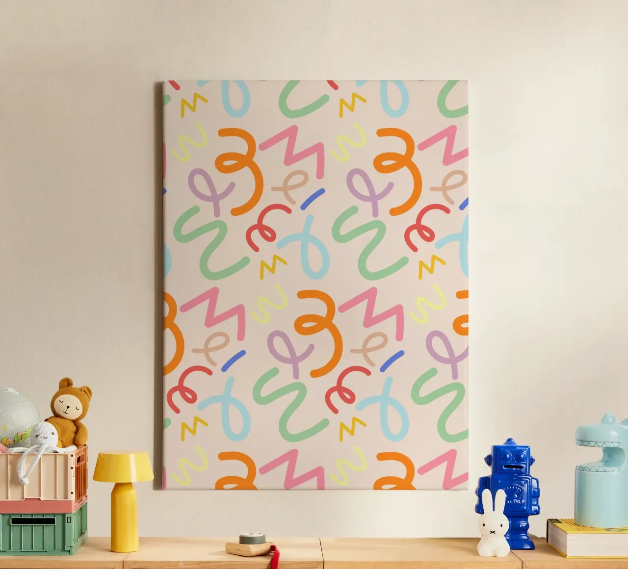 Scribbles canvas by susanapaz