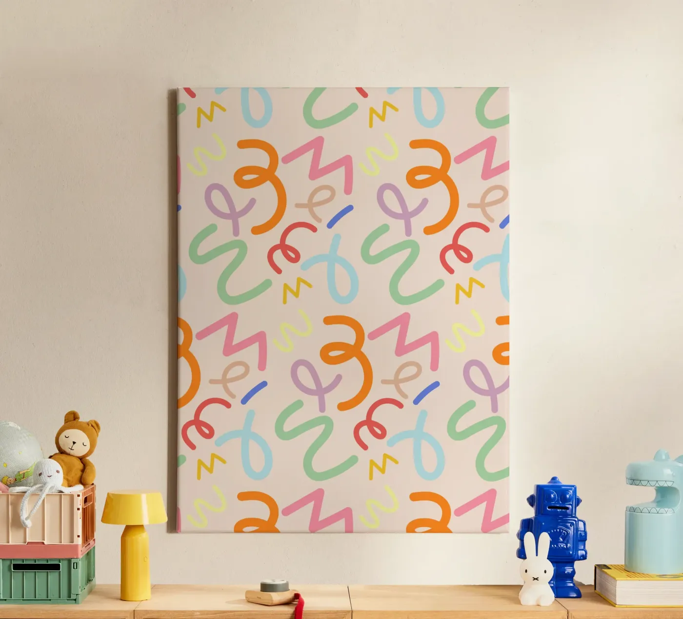 Scribbles canvas van susanapaz