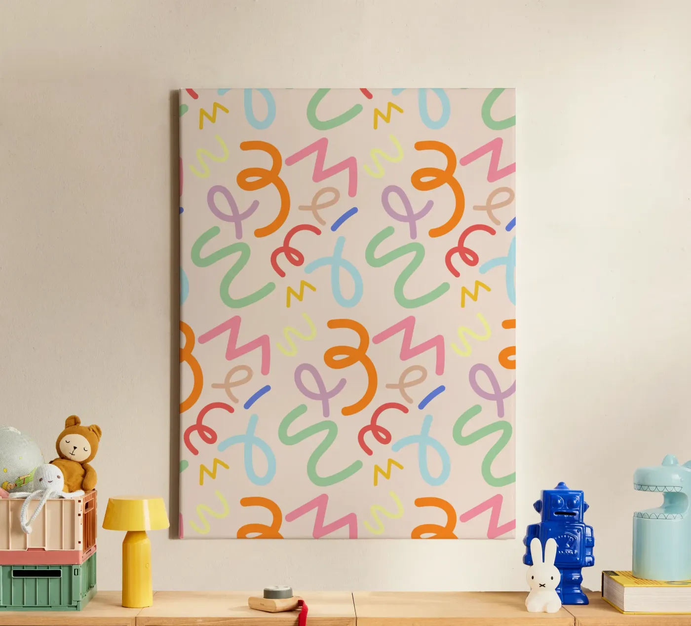 Scribbles canvas by susanapaz