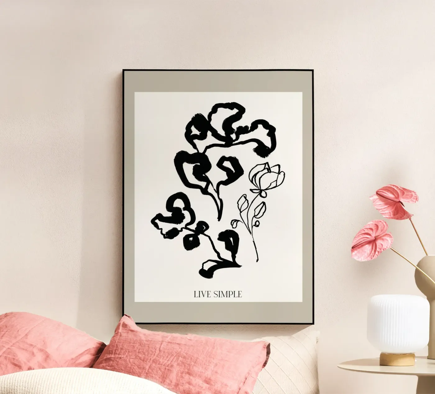 Live Simple No 10 plexiglass da treechild