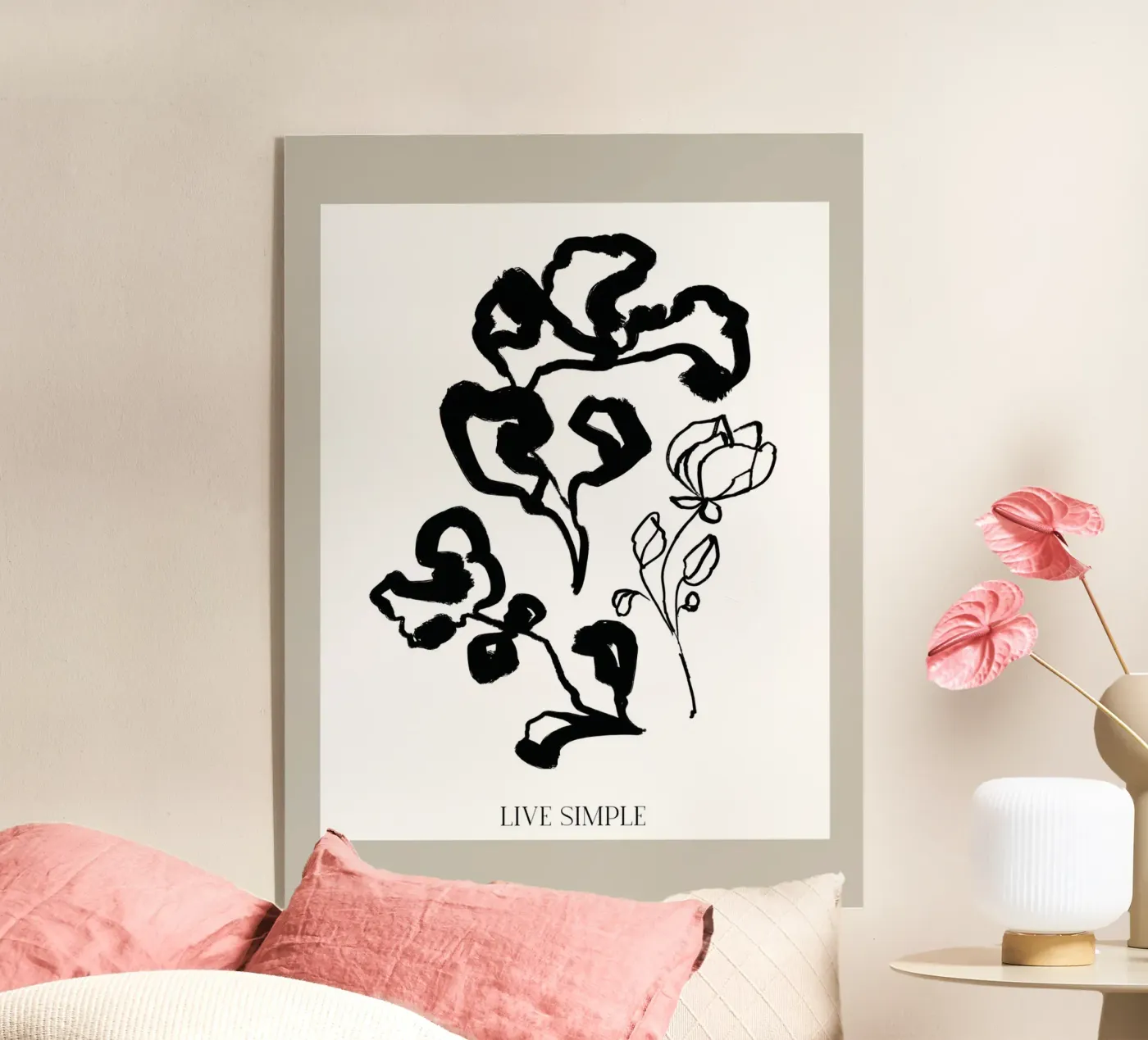 Live Simple No 10 plexiglass da treechild