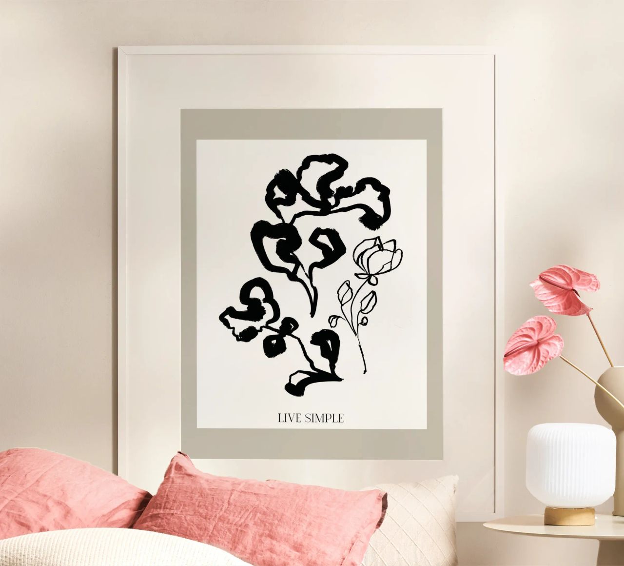 Live Simple No 10 Poster von treechild
