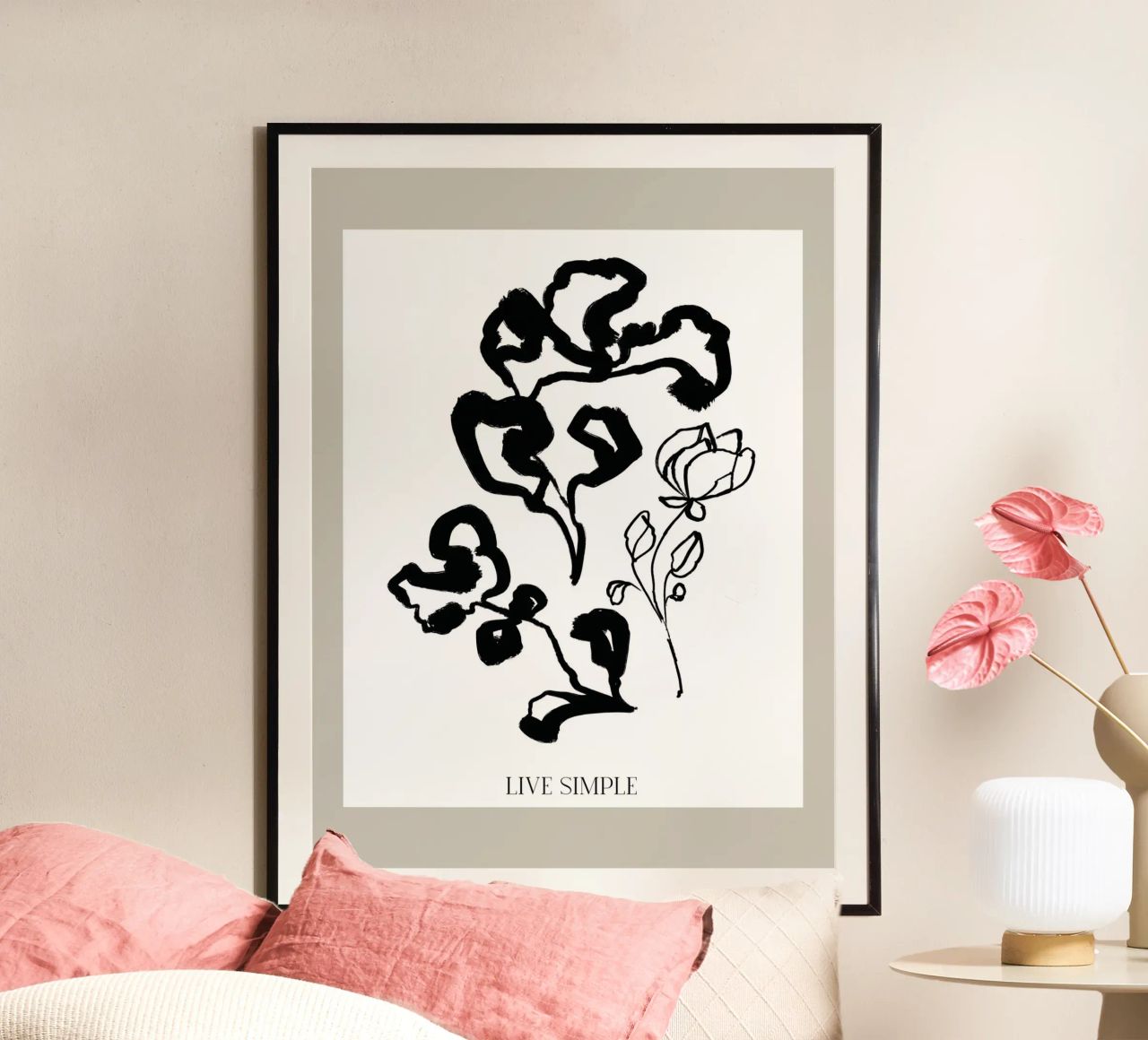 Live Simple No 10 Poster von treechild