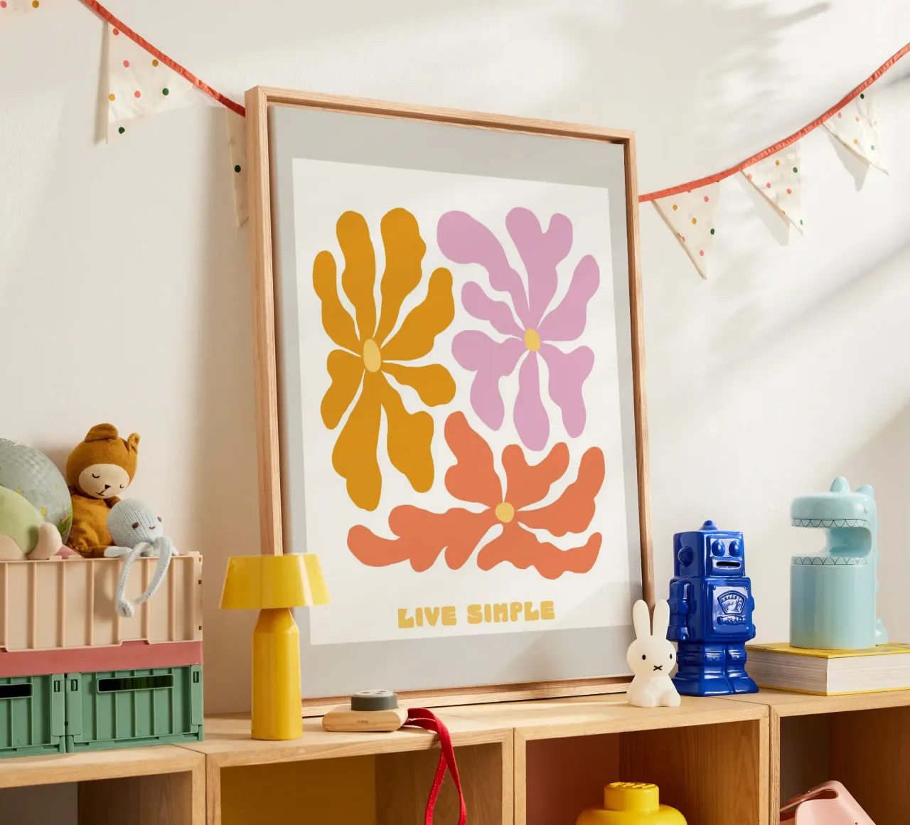 Live Simple No 11 tela da treechild