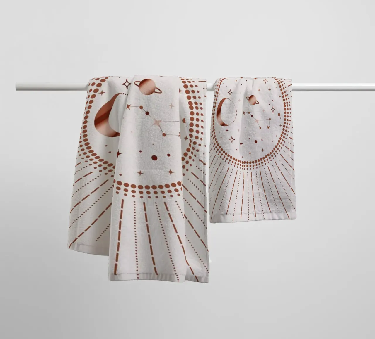 Planet Love I towel by cafelab