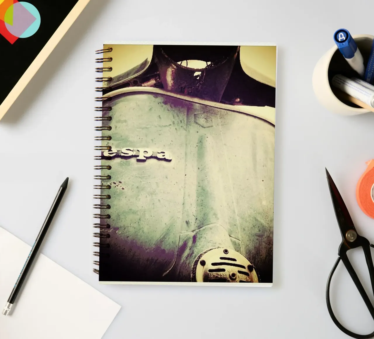Even Further spiral notebook by Ballack Art House