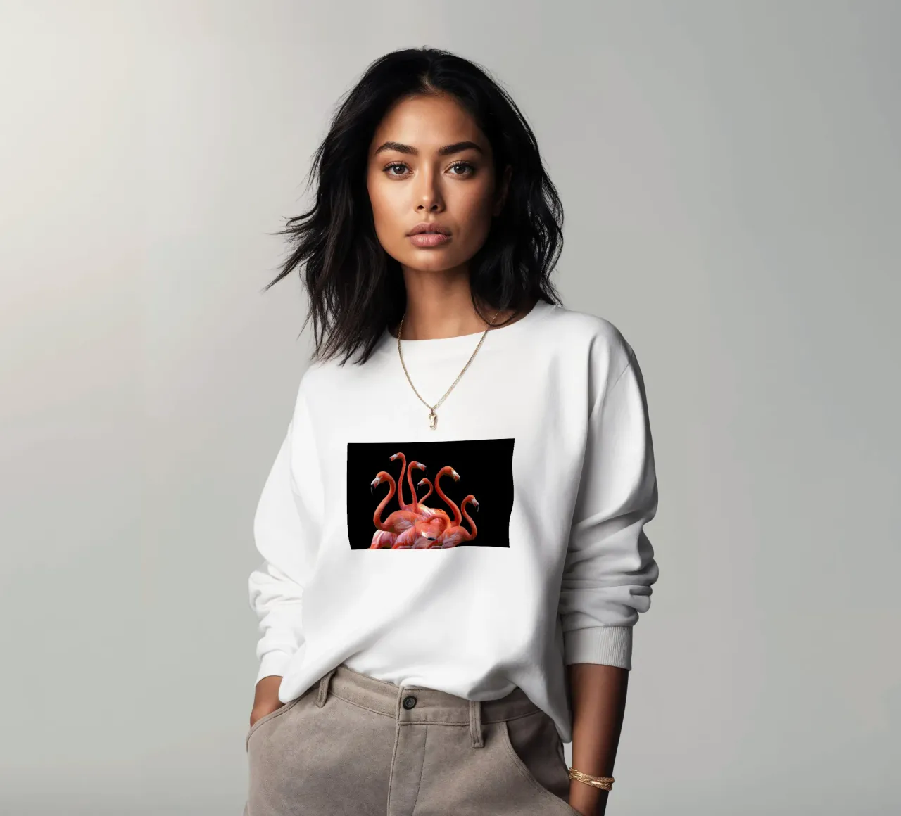 Flamingo Band by @nodar felpa da EyeEm Mobile GmbH