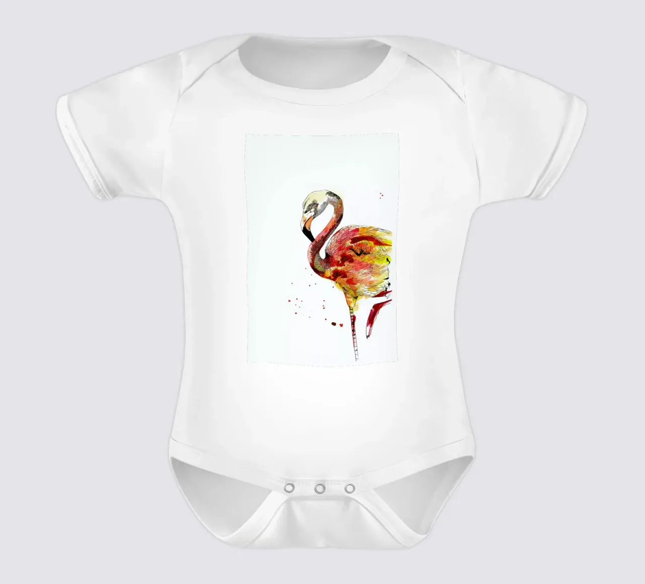 Marie Fleurette short-sleeve baby romper by WALLstories