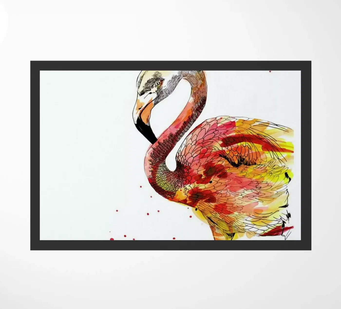 Marie Fleurette doormat by WALLstories