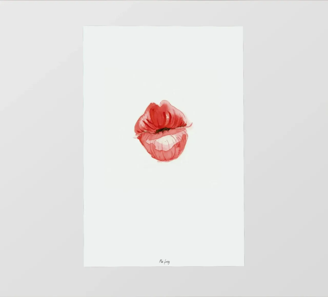 Kiss 3 telo in pvc da Mie Frey Damgaard
