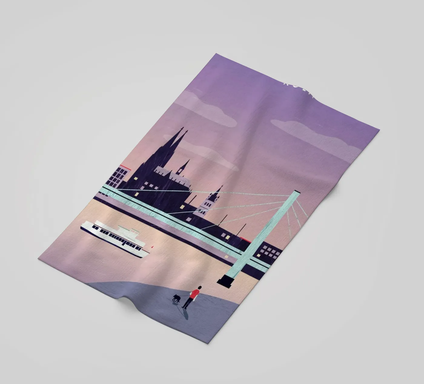 Köln strandhanddoek van Katinka Reinke