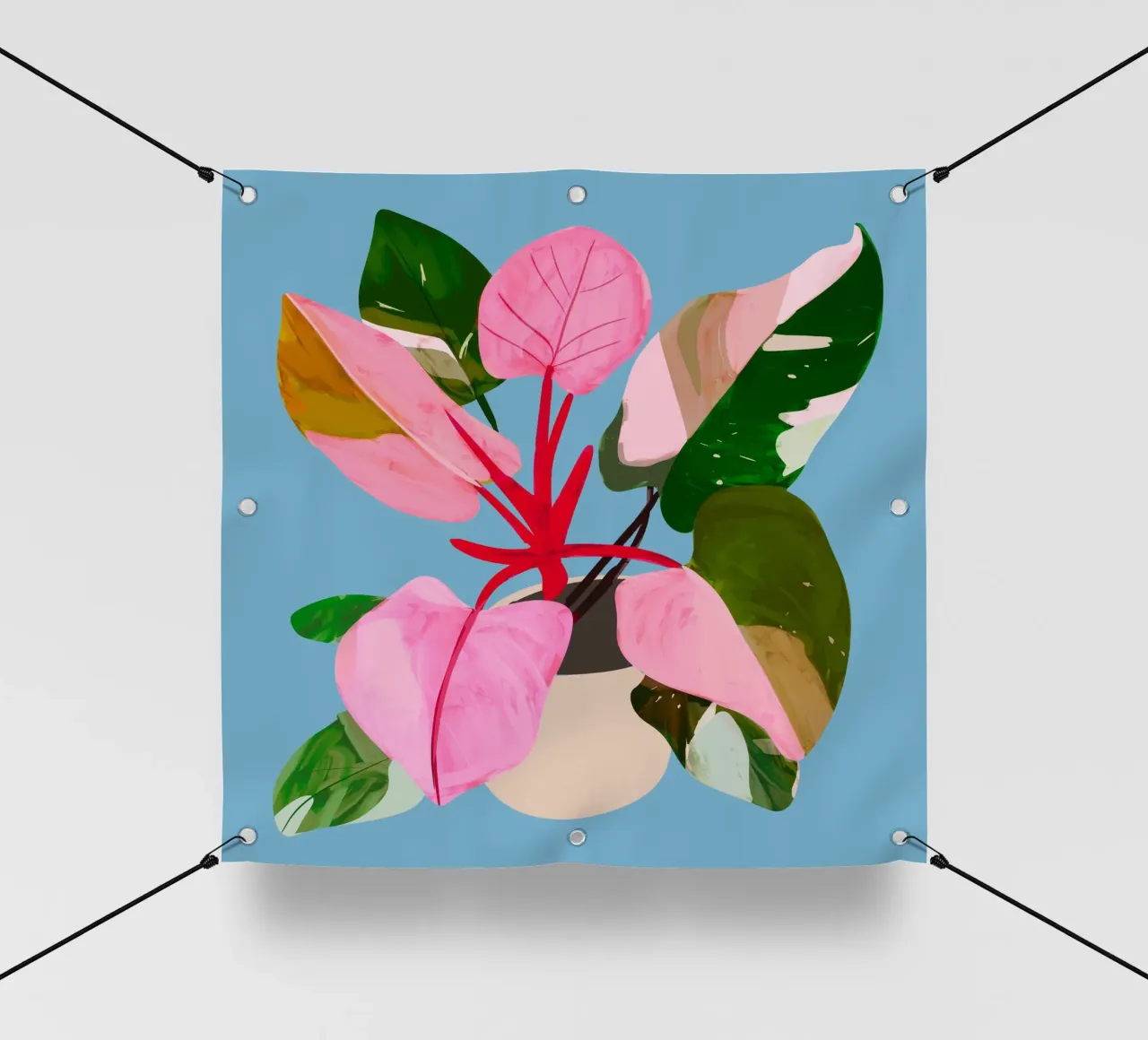 Pianta d'appartamento 3 telo in pvc da LeaDArt