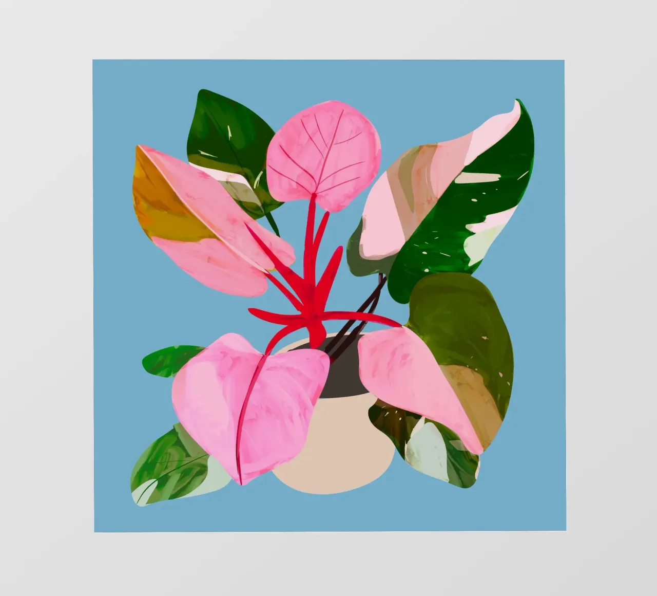 Pianta d'appartamento 3 telo in pvc da LeaDArt