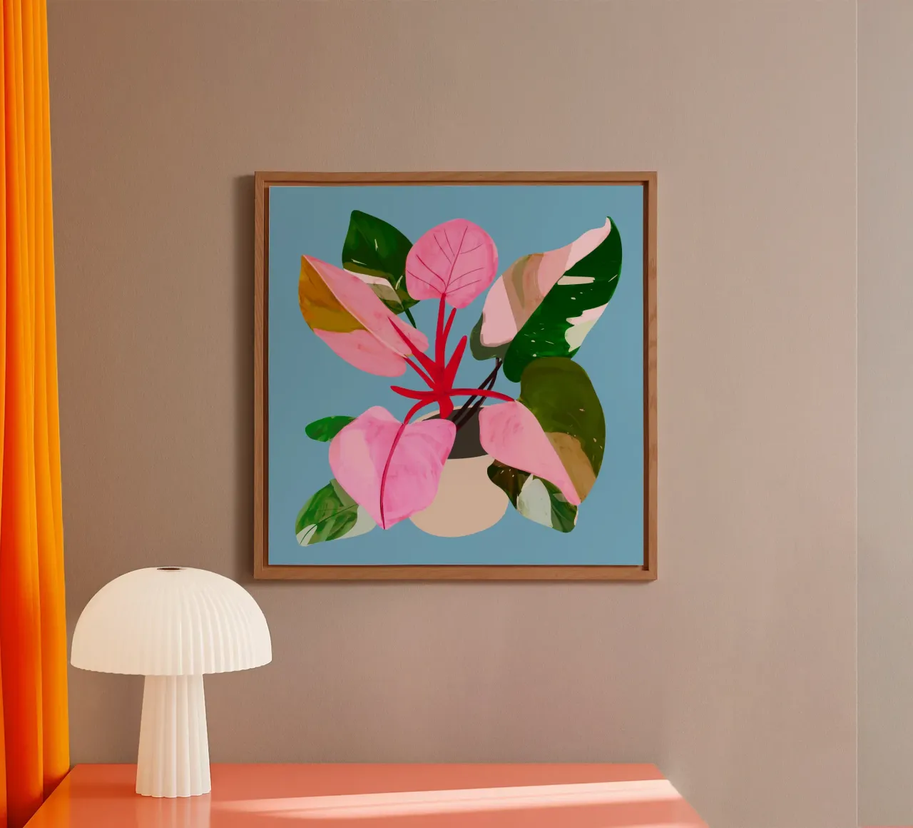 Pianta d'appartamento 3 alluminio dibond da LeaDArt
