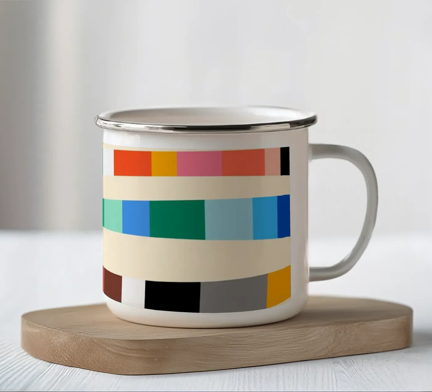 Pathways enamel mug by susanapaz