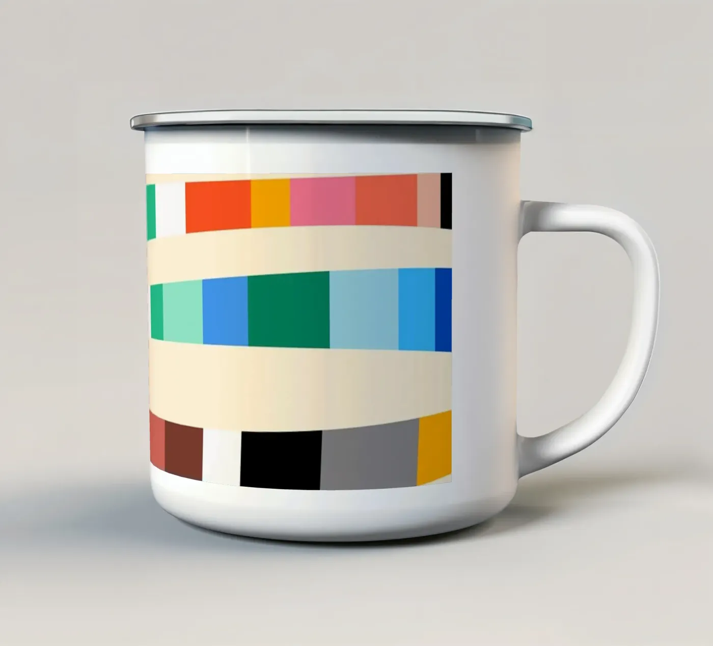 Pathways enamel mug by susanapaz