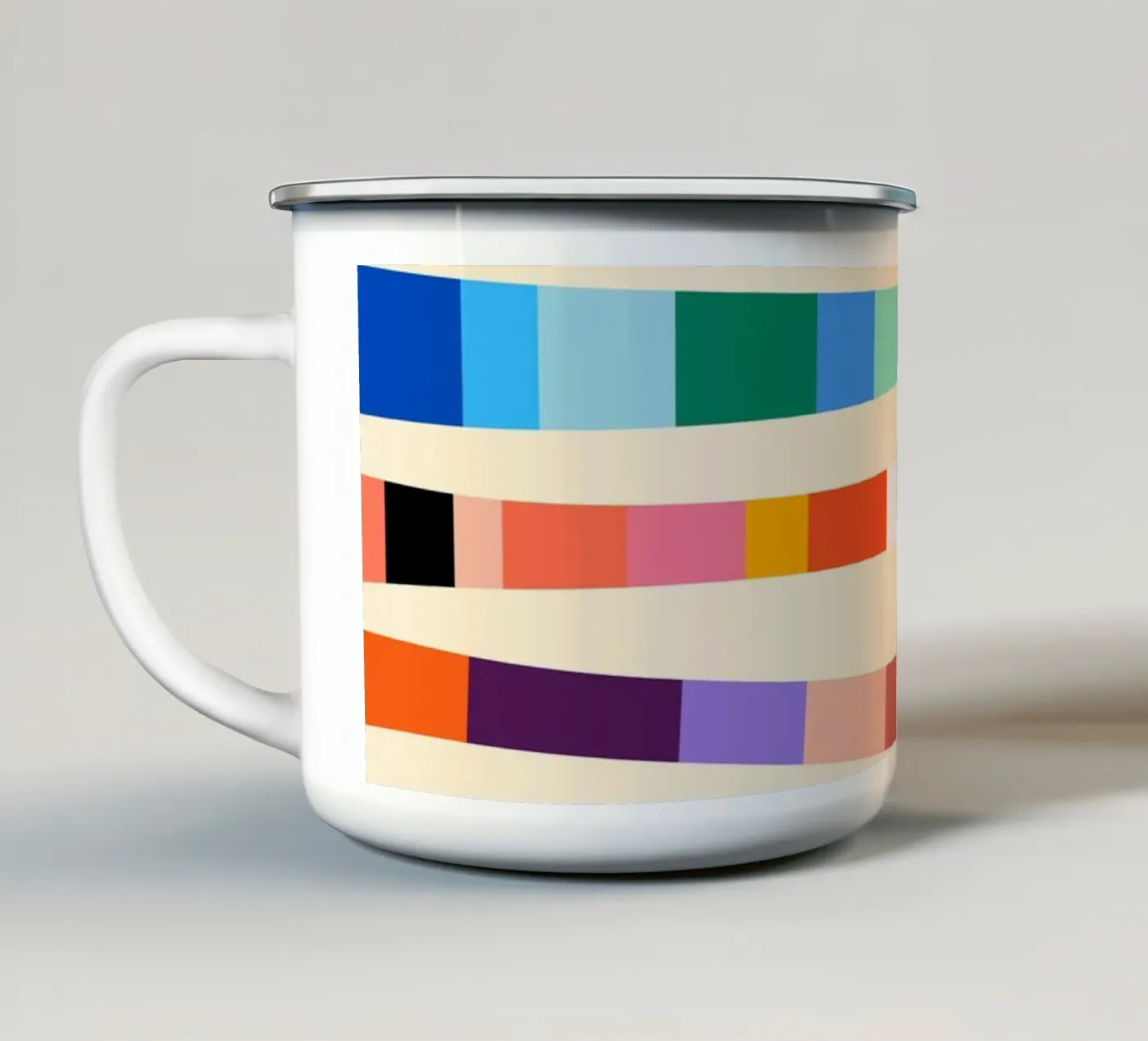 Pathways enamel mug by susanapaz
