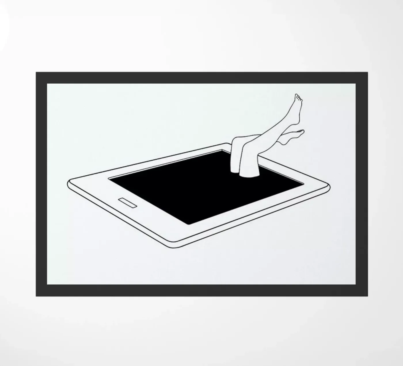 Deep Dive Fußmatte von Ninhol