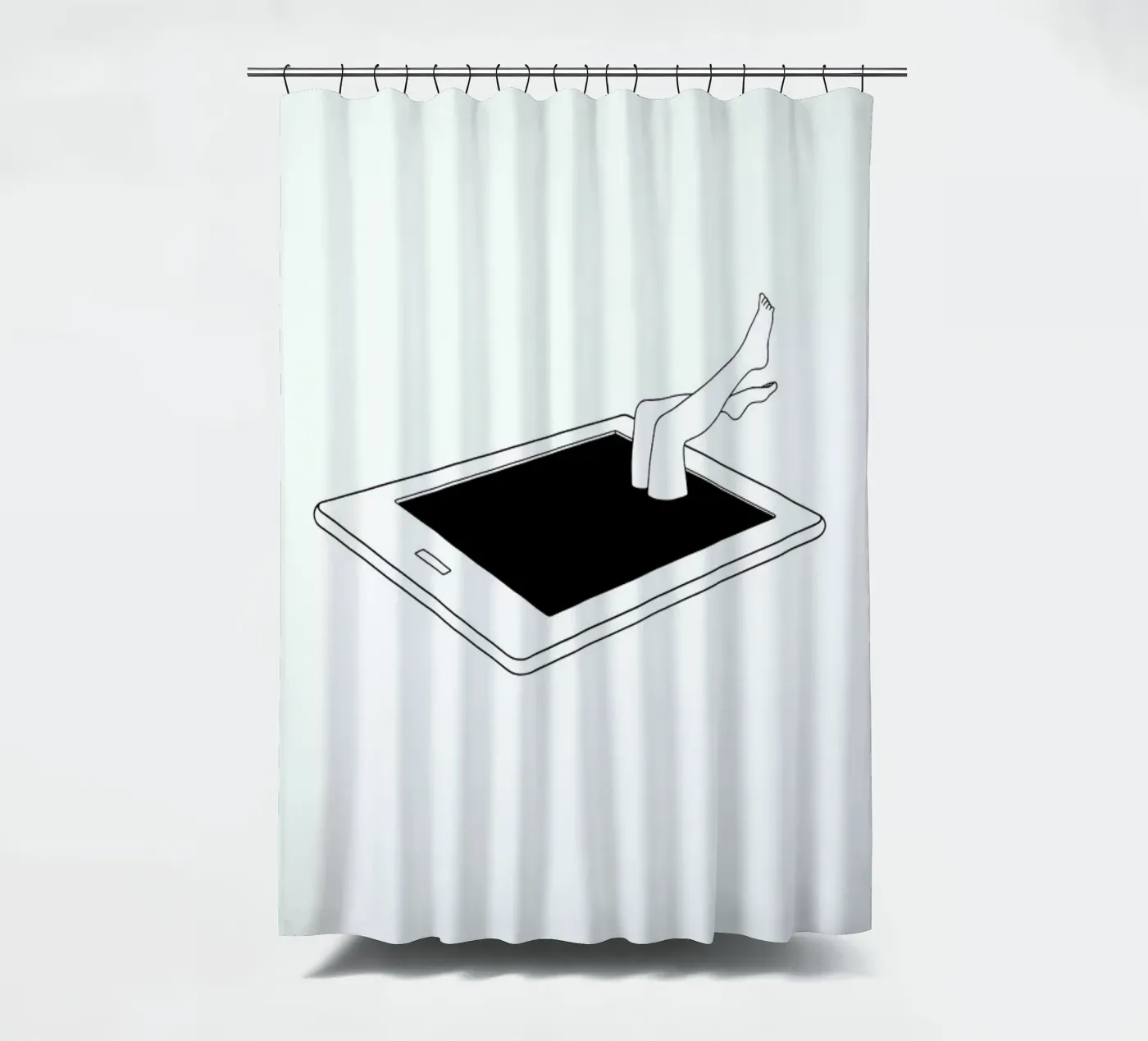 Deep Dive douchegordijn van Ninhol