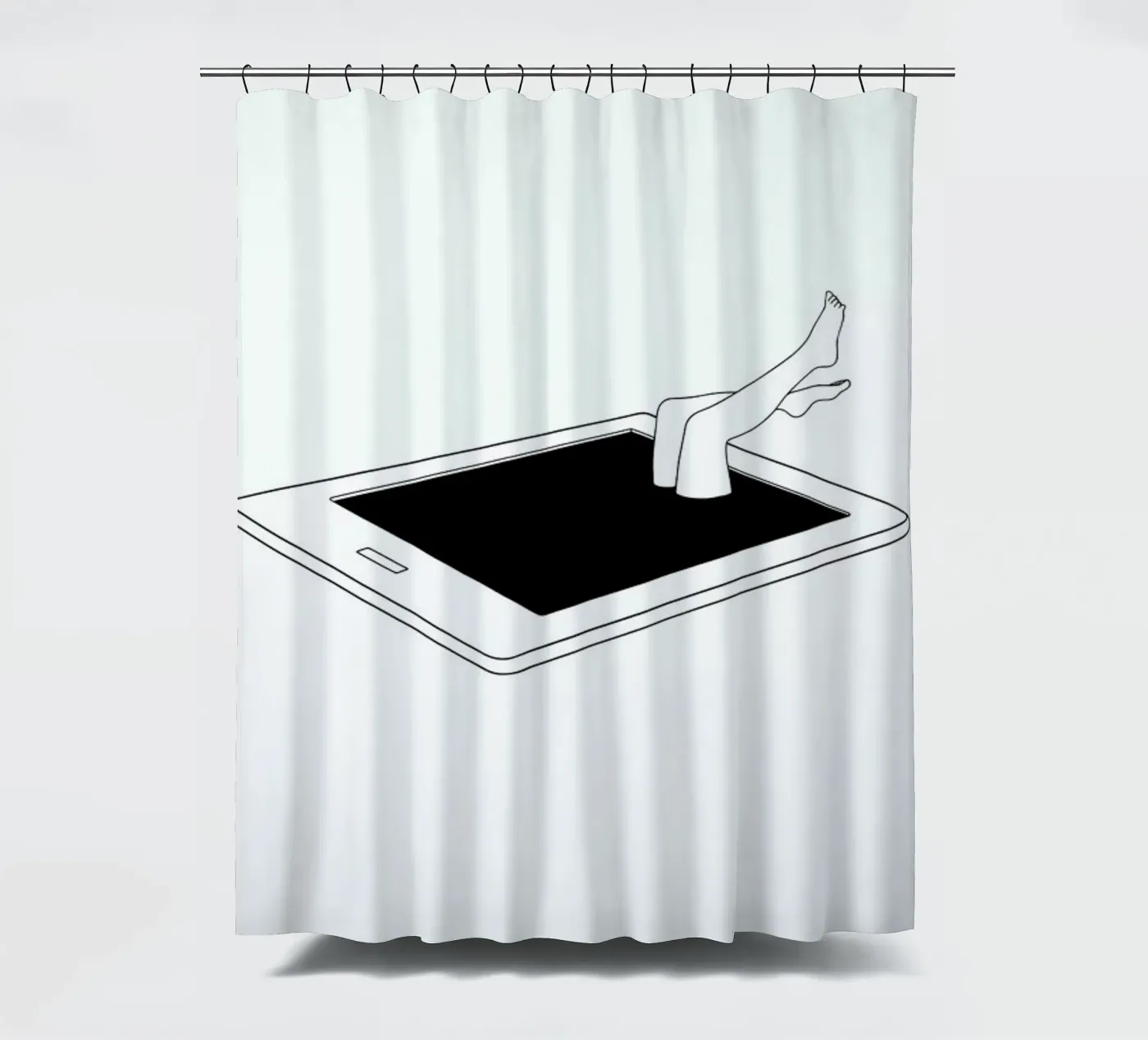 Deep Dive douchegordijn van Ninhol