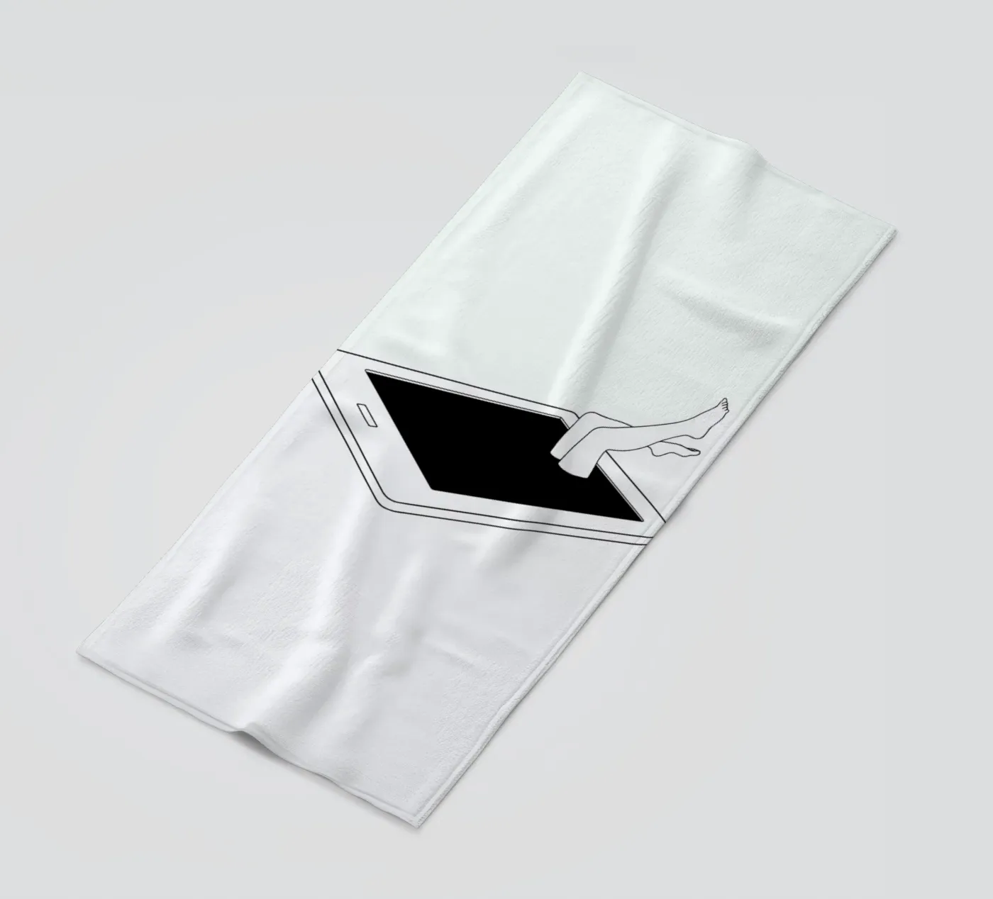 Deep Dive strandhanddoek van Ninhol