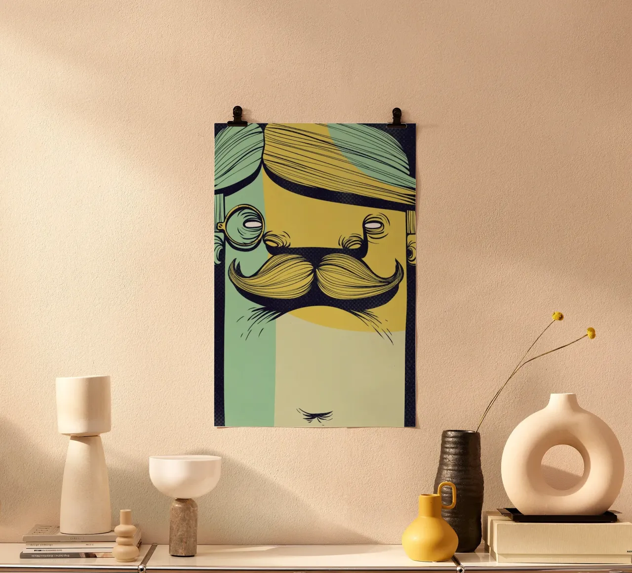 THE MUSTACHE poster da Caio Beltrão